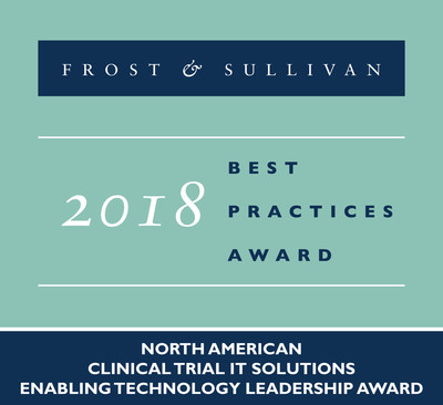Frost & Sullivan recognizes Oracle Health Sciences with the 2018 North American Enabling Technology Leadership Award for its new eClinical platform, Clinical One™.