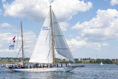 The Royal Canadian Navy will be docking the HMCS Oriole at HTO Park. The majestic tall ship was first launched nearly a century ago and hasn't sailed the Great Lakes for 25 years. (CNW Group/Water's Edge Festivals & Events)