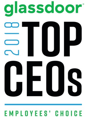 Glassdoor Top CEOs 2018 (PRNewsfoto/Glassdoor)