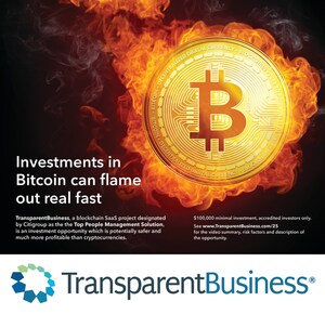 Bitcoin's Collapse is the Theme of TransparentBusiness' Advertising Campaign