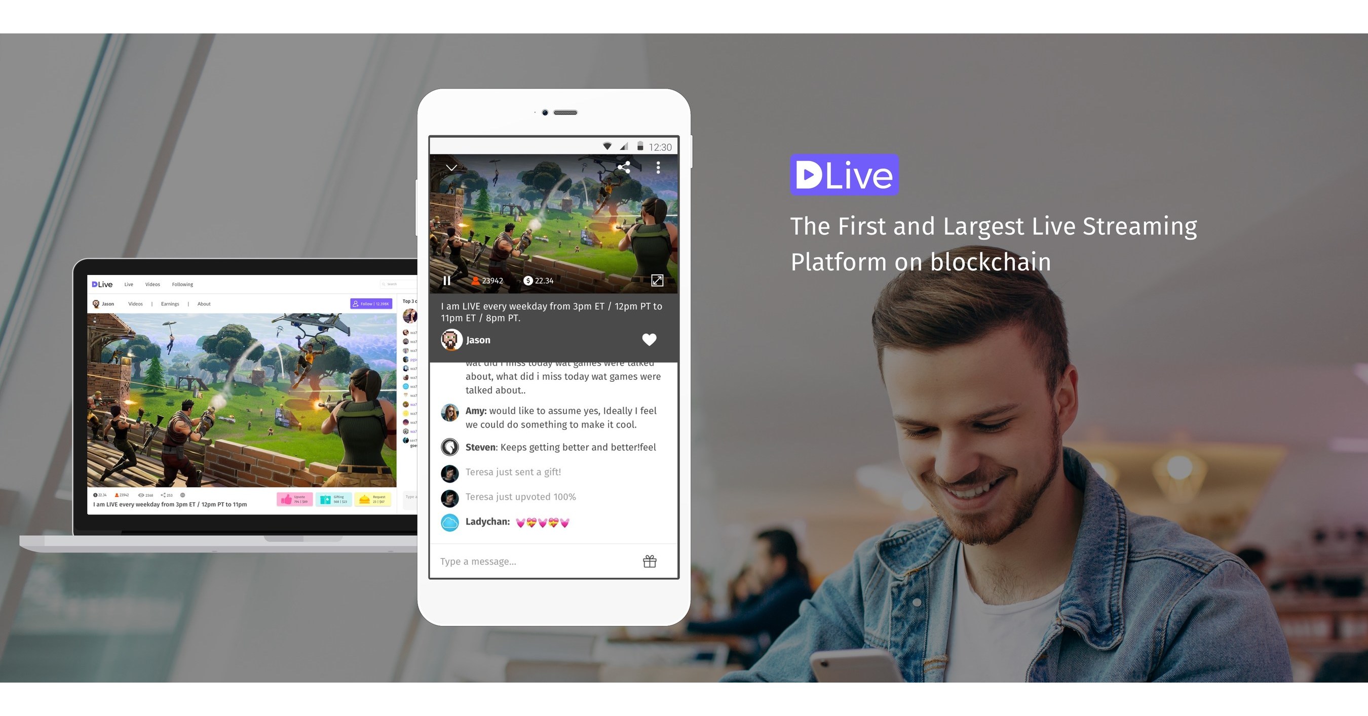 Dlive The World S Largest Streaming Platform On Blockchain Launches On Android