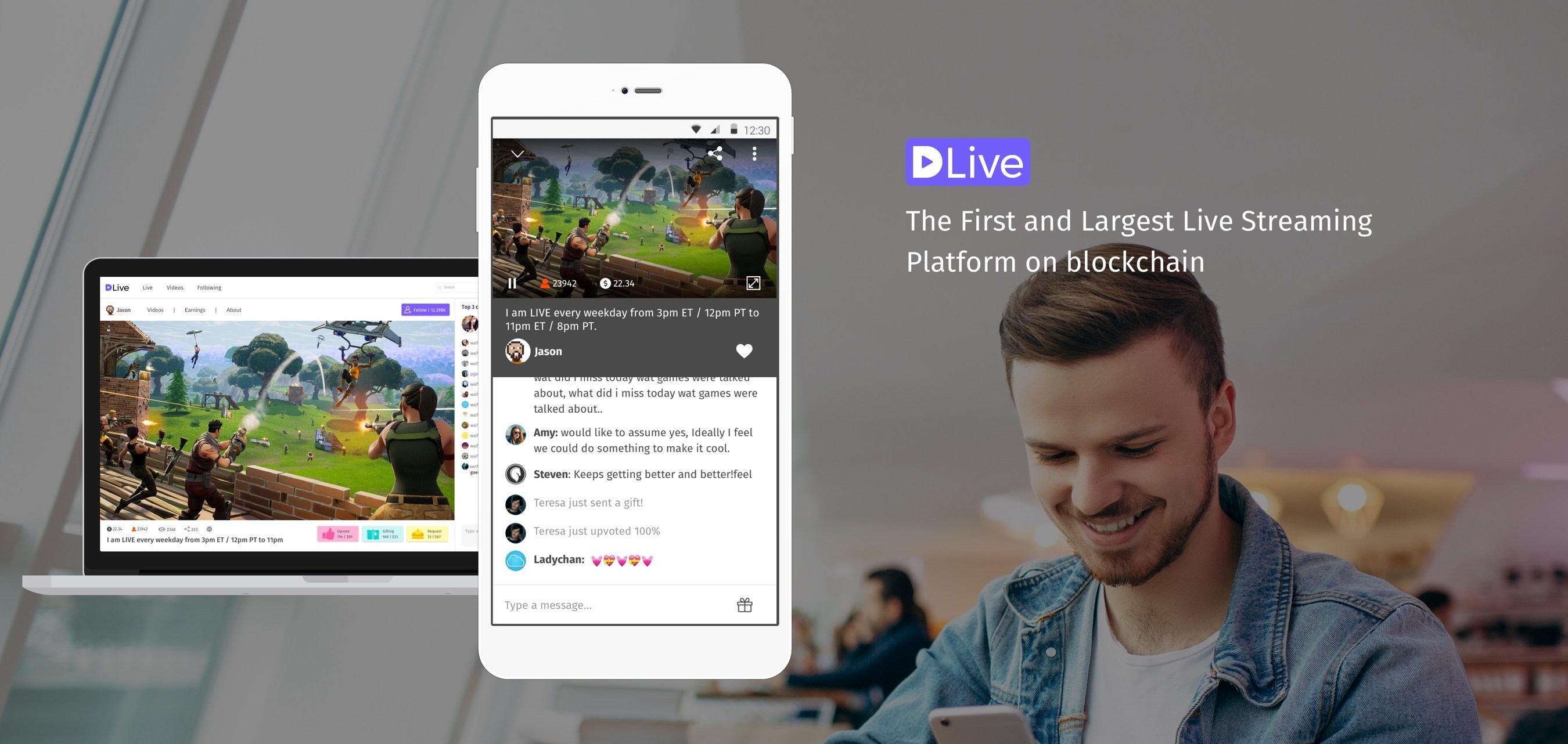 Dlive The World S Largest Streaming Platform On Blockchain Launches On Android