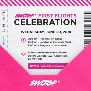 Media Advisory - Swoop Inaugural Flight to be welcomed in Abbotsford today