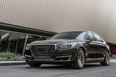 The 2018 Genesis G90 earned the top rank for initial quality in the Large Premium Car segment. (CNW Group/Genesis Motors Canada)