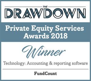 FundCount Named Best Accounting and Reporting Software at the Drawdown's Private Equity Services Awards