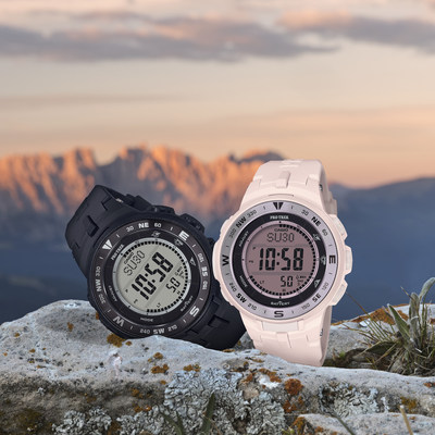 Casio PRO TREK PRG330 Transforms for Warmer Weather with Smaller Case Size, New Black and Pink Colors, and More!