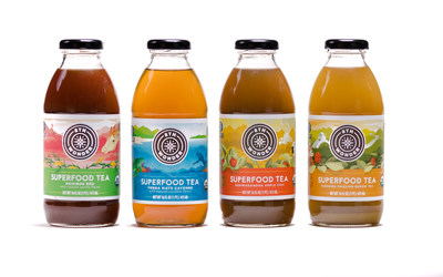 8th Wonder Tea's four varieties of certified organic, superfood tea.