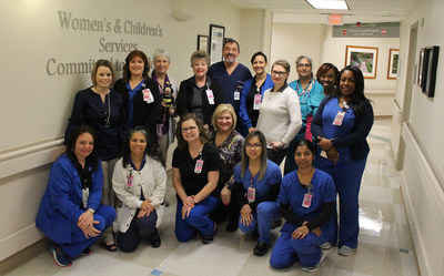 The Women's & Children's Services Team at Memorial Hermann Southeast Hospital celebrate achieving Baby-Friendly Designation.