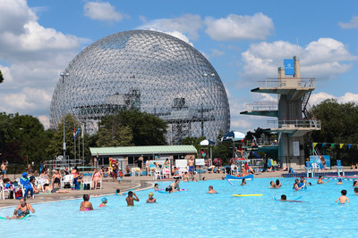 Parc Jean-Drapeau's Aquatic Complex (CNW Group/SOCIETE DU PARC JEAN-DRAPEAU)