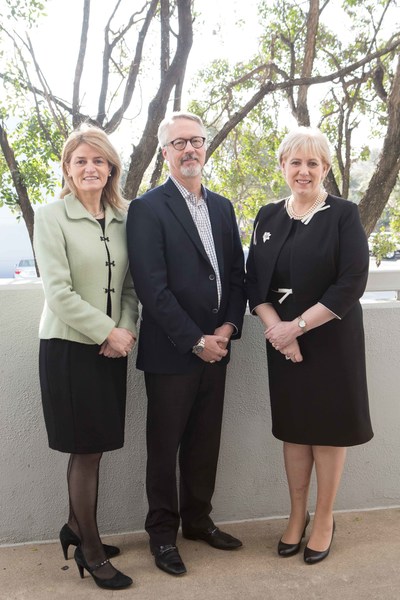 From L-R Mary Buckley, Executive Director, IDA Ireland, Brian Miller,  SVP Customer Success and Operations, Forcepoint and Minister for Business, Enterprise and Innovation Heather Humphreys TD)