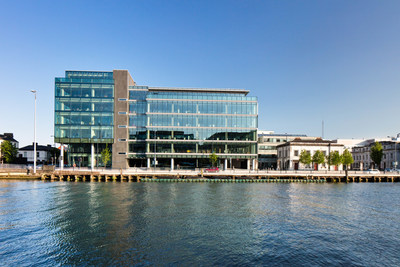 The exterior of the offices at 1 Albert Quay. Forcepoint has one floor in the building.