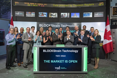 BLOCKStrain Technology Corp. Opens the Market (CNW Group/TMX Group Limited)