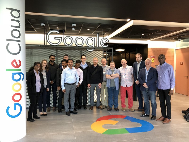 Matrix IT Medical Tracking Systems CTO Brandon Donnelly leads the Blueberry Castle consortium at the Google Cloud building in Dublin.