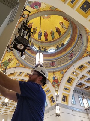 Gallaher provided integrated security solutions for the new Cathedral of the Most Sacred Heart in Knoxville, Tenn.