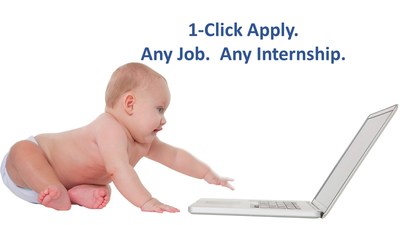 One-click to apply to any jobs or internships.  Students do not need to fill out tedious application forms.