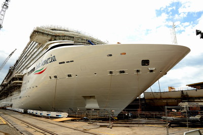 Costa Cruises, the Italian brand of Carnival Corporation & plc, celebrated the official float-out ceremony of Costa Venezia – the brand’s first ship designed and built specifically for the China market.