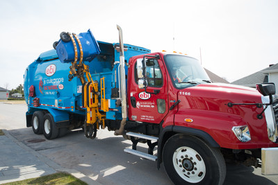 The Fonds de solidarité FTQ invests $70 million in EBI. The Berthierville-based company has one of the largest fleets of natural gas trucks in Québec as well as the largest network of public compressed natural gas refuelling stations. (CNW Group/Fonds de solidarité FTQ)
