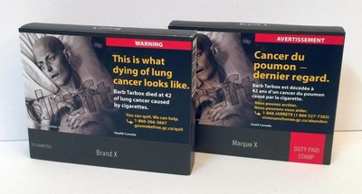 Plain and standardized packaging is another important step in reducing tobacco use which will support more people to quit smoking and will help protect our youth by making these deadly products less appealing. (CNW Group/Heart and Stroke Foundation)