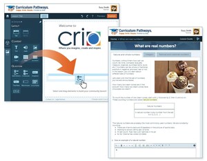With Crio™, teachers become rock-star lesson builders