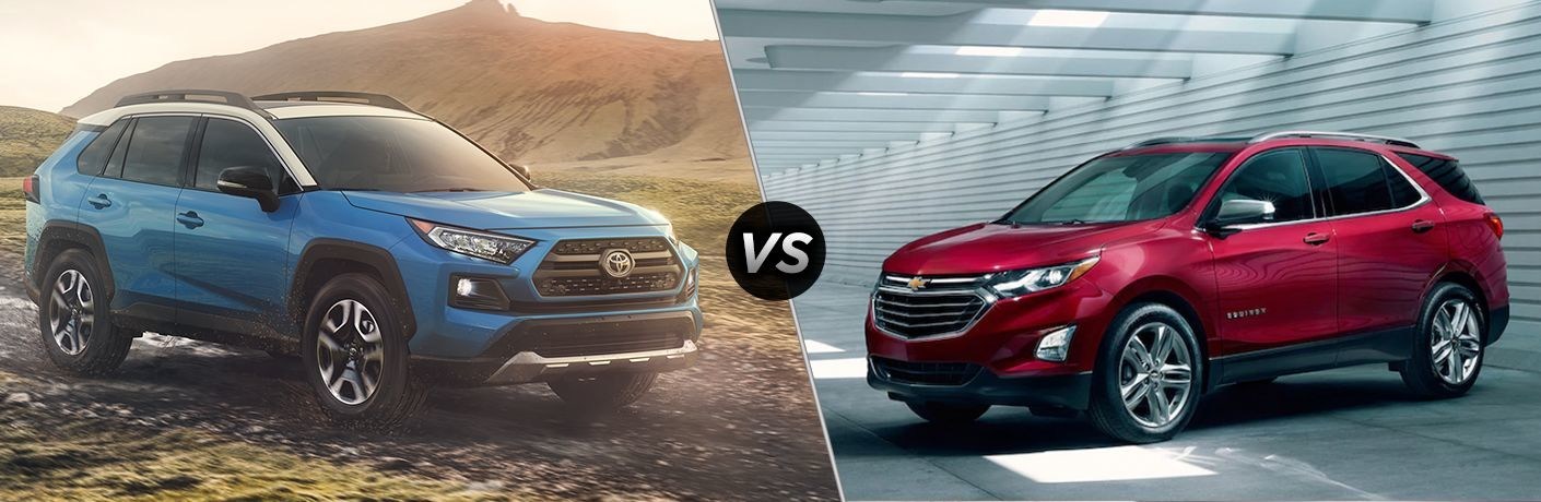 The 2019 Toyota RAV4 will be avaialble later this year. When it arrives it will likely feature more power and more advanced technology that what is offered by the 2019 Chevy Equinox.