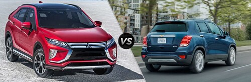 The 2018 Mitsubishi Eclipse Cross is more than a match for the 2018 Chevy Trax. Customers can see the difference by visiting the Spitzer Mitsubishi showroom today.
