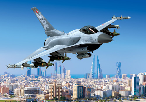Artist's rendition of the F-16 Block 70 that will be built for the Kingdom of Bahrain at Lockheed Martin’s facility in Greenville, South Carolina.