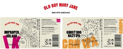 Figure 2: Labels of the two beer ranges to be launched by CLV (CNW Group/LGC Capital Ltd)
