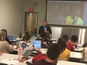 GCSEN Founder &amp; President Professor Mike Caslin Delivers Lectures at Fund for American Studies Event; Honored by Alumni Association