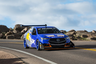 Acura TLX A-Spec Sets New Front-Wheel Drive Record at 2018 Pikes Peak International Hill Climb