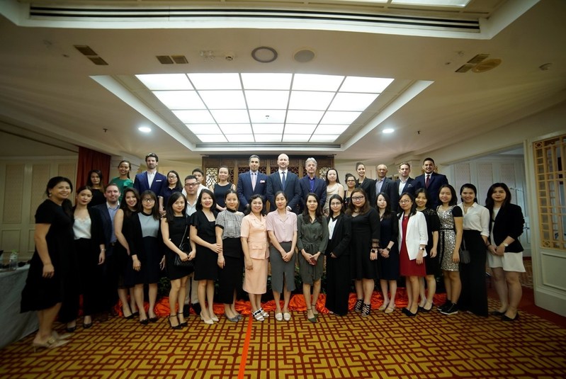 Pictured with HLG global team, Mr. Mohammed Asaria, Founder of Range Developments (left), Mr. Bastien Trelcat, Managing Partner South East Asia (center-stage), and Mr. Jean-Francois Harvey, Global Managing Partner of Harvey Law Group (right) officially announced the strategic partnership with Range Developments in South East Asia.