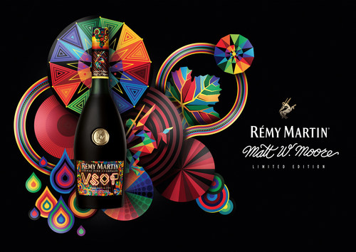 Rémy Martin Teams Up With Artist Matt W. Moore to Get a New Perspective of the World Around Us (PRNewsfoto/Remy Martin)