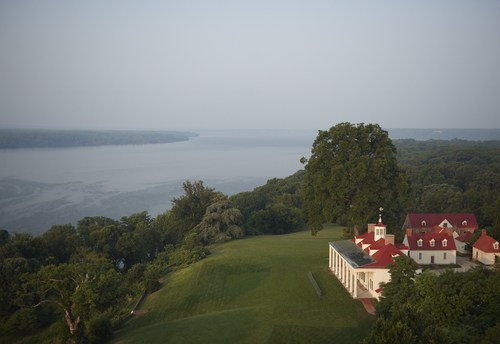 George Washington's view from Mount Vernon, preserved for centuries, is now threatened by the development of a gas compressor station across the Potomac River.