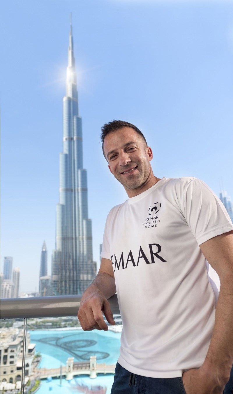 Alessandro Del Piero and Emaar Golden Home (PRNewsfoto/Emaar Properties)