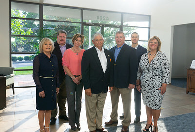 First Federal Bank's full-service banking team. L to R: Yvette Weghorst, John Manley, Mary Gardner, Tom Word, Jason Cason, Curtis McCallister, and Lara Waters.