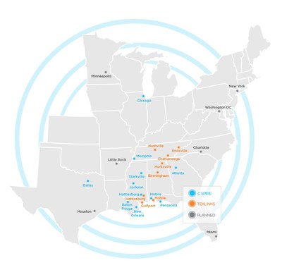 C Spire has acquired Birmingham, Alabama-based TekLinks, a highly regarded and rapidly growing resell, cloud, managed and professional services provider with primary operations in three states – Alabama, Mississippi and Tennessee. Many of its eight offices operate in fast growth markets in the Southeast U.S., including Birmingham, Huntsville, and Nashville.