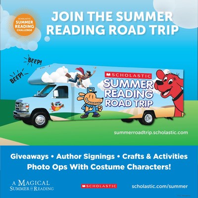 Free Pop-Up Family Reading Festivals Are Coming To 27 U. S. Cities As Part Of The 2018 Scholastic Summer Reading Road Trip  Image