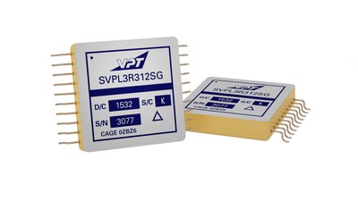 The SVPL Series of point of load converters is available in a surface-mount gullwing standard package or optional straight-lead package.