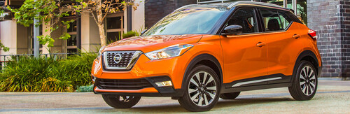 The 2018 Nissan Kicks is available with many of custom color options.