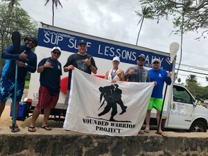 Injured Veterans Empowered Through Stand-Up Paddleboarding in Ocean