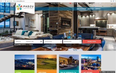 PADZU Website Screen Shot
