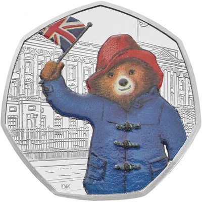 The Royal Mint has revealed two new limited edition Paddington Bear coins to celebrate the 60th anniversary of Paddington Bear’s first adventure in A Bear Called Paddington (PRNewsfoto/The Royal Mint)