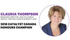 Accenture's Claudia Thompson Named a 2018 Catalyst Canada Honours Champion