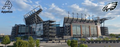 Philadelphia Eagles Select Appetize To Power All Food & Beverage Sales At Lincoln Financial Field