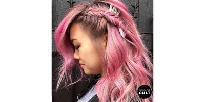 Cotton Candy Pink Hair Color Credit: @saripaints