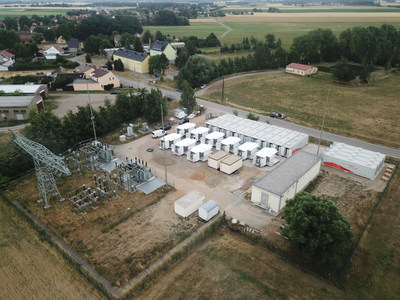 The landing site of the German energy storage project