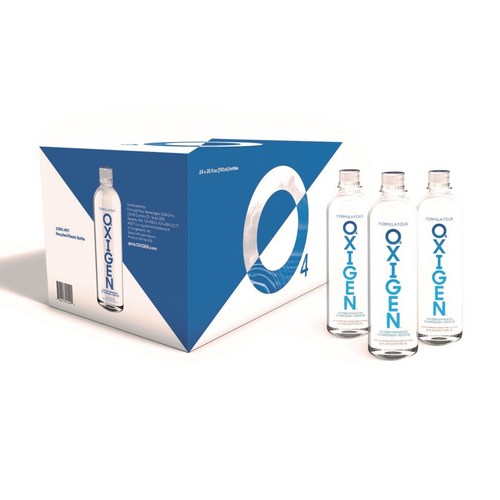 Oxigen™ water is oxygen-enhanced with 100 times more oxygen than regular water to replenish and restore brain, body and spirit. The highly stable, proprietary O4 oxygen molecule used to enhance Oxigen is scientifically proven to clear lactic acid twice as fast. If O2 is good for you, imagine what O4 can do.