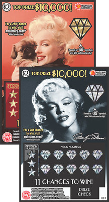 The Maryland Lotteryâ€™s Marilyn Monroeâ„¢ instant ticket (CNW Group/Pollard Banknote Limited)
