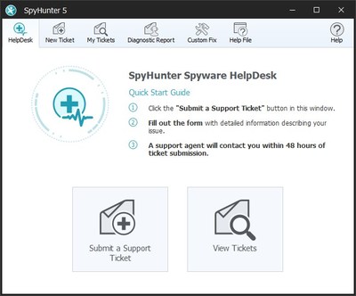 SpyHunter 5's Spyware HelpDesk