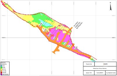 Figure 4- Plan View of Drawpoint Drift Development (CNW Group/Sierra Metals Inc.)