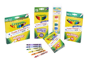 Crayola Launches "Thank A Teacher" Contest, Encouraging Families to Create Thank-You Notes for Teachers With One Winner's Art to Be Featured on a Box of Crayola Crayons!
